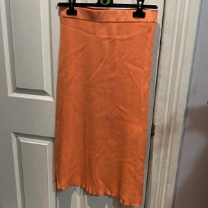 Orange skirt